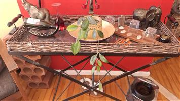  Hallway/consol table, wrought iron