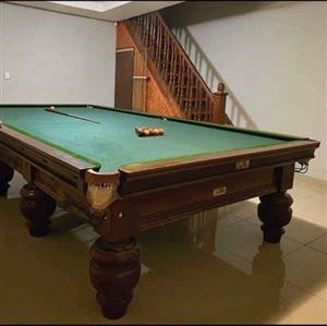Pool table clean