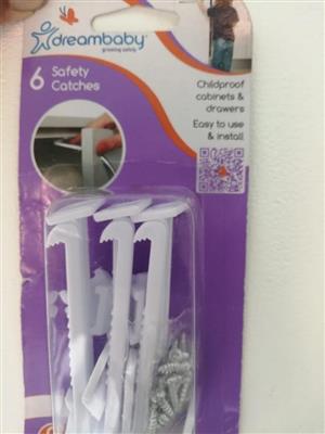 Dreambaby - Safety Catches - 6 Pack - sealed pack