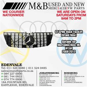 GT Grille Black Facelift (Brand New)  Suitable for Mercedes-Benz ML W164 2009-2012