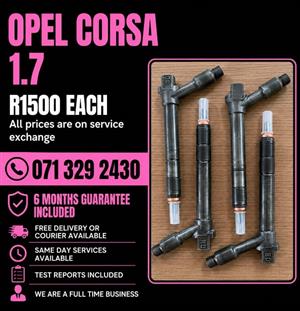 OPEL  INJECTORS FOR SALE WITH WARRANTY 