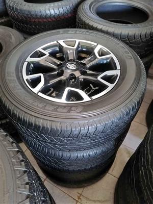 Toyota Hilux 18inch Legend 50 (WITH USED TYRES)