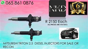MITSUBISHI TRITON 2,5 DIESEL INJECTORS FOR SALE WITH TEST REPORTS