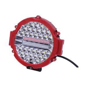 LED360 7″ 65LED Emergency Strobe - Red Casing with Blue/Red Strobe & White Spotlight (each)