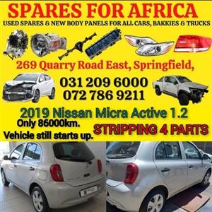 2019 nissan micra 1.2 Active HR12 stripping for parts