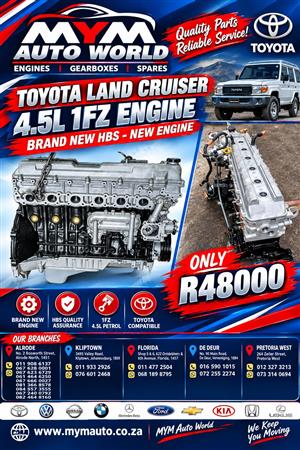 Toyota Land Cruiser 4.5L 1FZ Engine