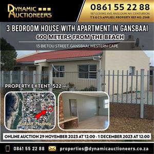 House Auction in Gansbaai Central