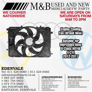 Engine Cooling Fan (Brand New) Suitable for Mercedes-Benz B-Class W246 4-CYL  2012-2017