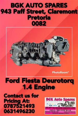 Ford Fiesta deurotorq 1.4 engine 