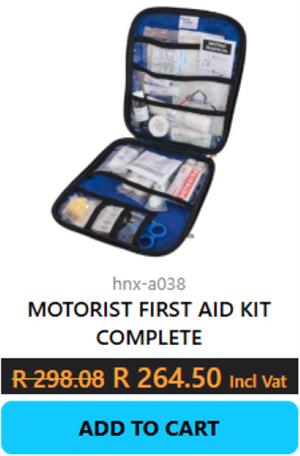 MOTORIST FIRST AID KIT COMPLETE 