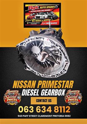 Nissan primestar diesel GEARBOX 