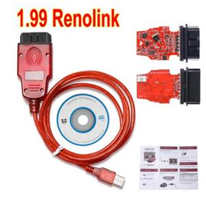 RenoLink v1.99 for Renault OBD2 ECU Programmer - USB Diagnostics etc