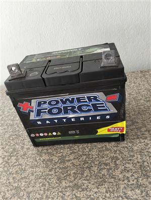 Powerforce battery for ride-on lawnmower 
