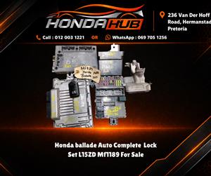 Honda ballade Auto Complete Lock Set L15ZD Mf1189 For Sale