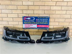 Range Rover Vogue left and right side LED xenon headlights (4 beam) 