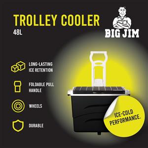 48L Trolley Cooler – Big Jim | Durable & Portable