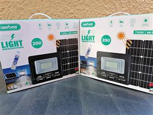 Solar flood lights ,  Aerbes 200watt x 2 solar flood lights