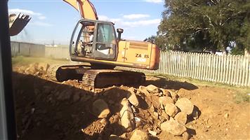 EXCAVATOR FOR HIRE 