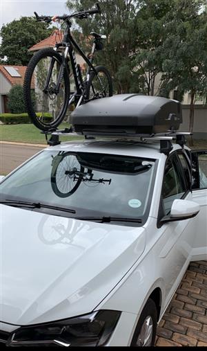 Thule Roof Rack, Box, Bicycle Rack Combo for VW Polo