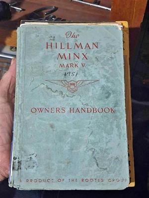 Hillman Minx 1951, handbook