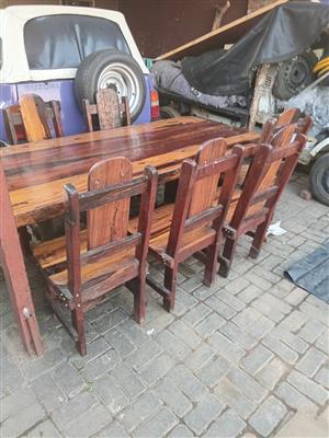 Sleeper wood 8 Seater