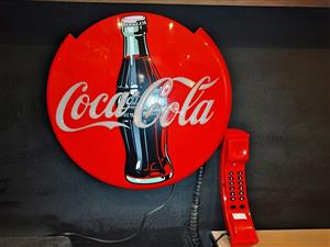 Coca Cola Wall telephone (approx 250mm diameter)