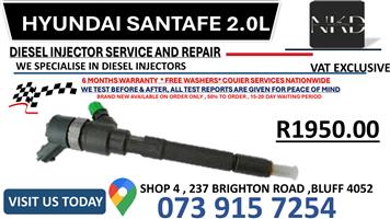 Hyundai Santafe 2.0L Diesel Injectors 