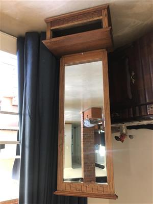 Full length mirror with drawer
