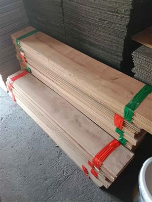 Mixed colours Laminate flooring. Got 1,2m batches and 1,3m
