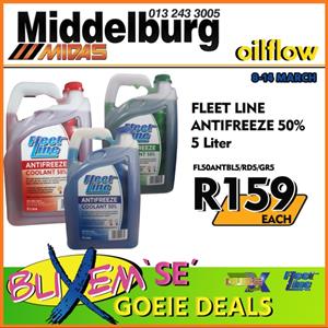 Fleet Line Antifreeze 50% 5 Liter 