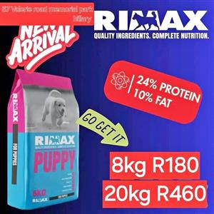 Rimax puppy nutrition