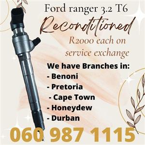 Ford ranger 3.2 T6 diesel injectors for sale with warranty 