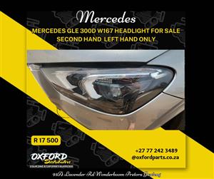 Mercedes GLE 300d W167 Left Headlight for Sale used