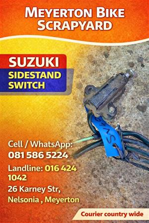 Suzuki SV 400 side stand switch. Meyerton bike scrapyard new & secondhand spares. Andre