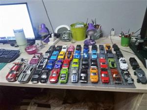 Selling my fast and furious collection as a bundle with 1 brackdown and 2 cameros 1 camero is parts