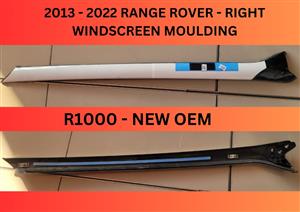 RANGE ROVER RIGHT WINDSCREEN MOULDING 2013-2022