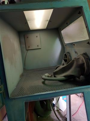 Complete equipment for  sandblast set-up