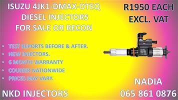 RECON ISUZU DIESEL INJECTORS FOR SALE OR RECON ORIGINALS 