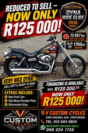 Very Nice, Low Mileage Dyna Wide Glide!