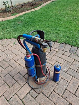 Handi gas mini cutting and brazing set