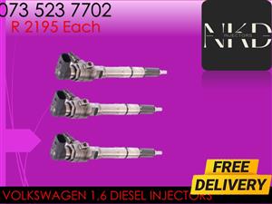 Volkswagen 1.6L Diesel injectors 