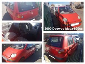 Daewoo Matiz 200cc 2000 stripping for spares.  