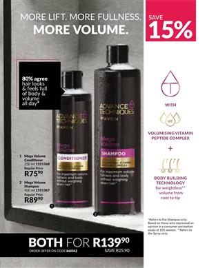 Shampoo and conditioner