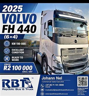 2025 Volvo ( V5) FH 440 Globe Trotter (6×4)