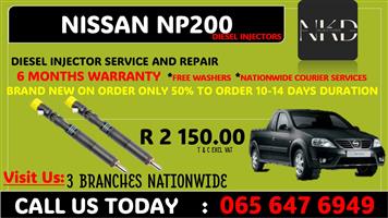 NISSAN NP200 DCI DIESEL INJECTORS