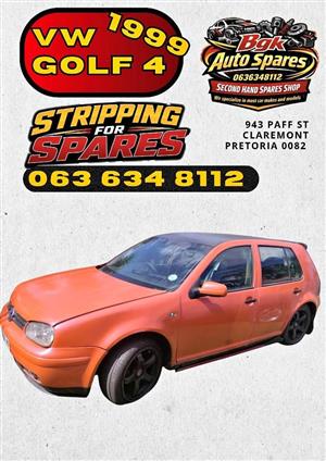 Vw Golf 4 stripping for spares 