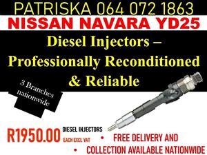 DIESEL INJECTORS FOR SALE- NISSAN NAVARA YD25