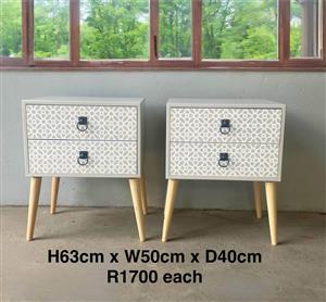 Bedside tables / Pedestals made to order.