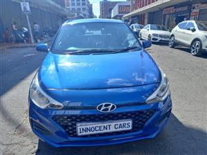 2019 HYUNDAI i20 1.2 PETROL, MANUAL, BLUE COLOR, MILEAGE 75000KM