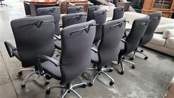 Hiback Office Chairs with Coat Hanger